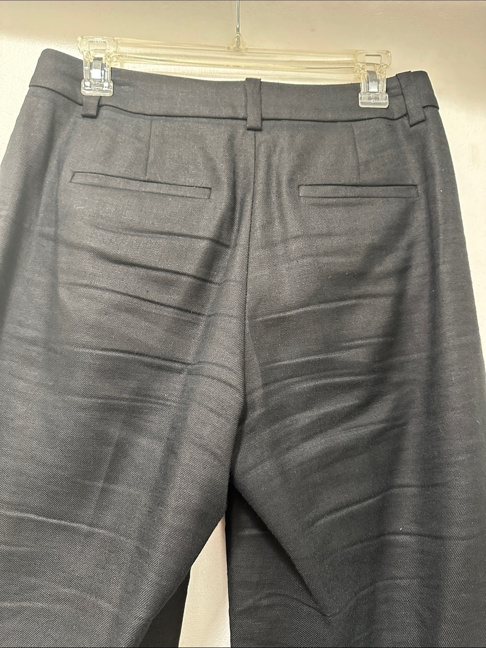 J Crew Black Wide-Leg Linen Carolina Pants, sz 6P - Picture 12 of 14